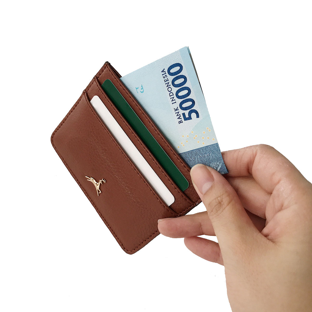 BIRA CARD WALLET BROWN