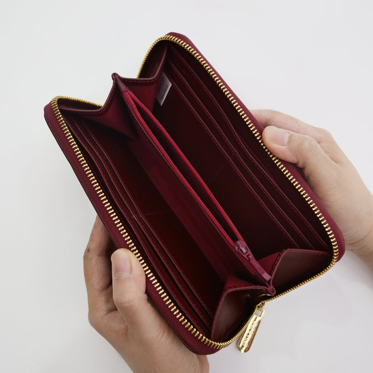 LULU WALLET BURGUNDY