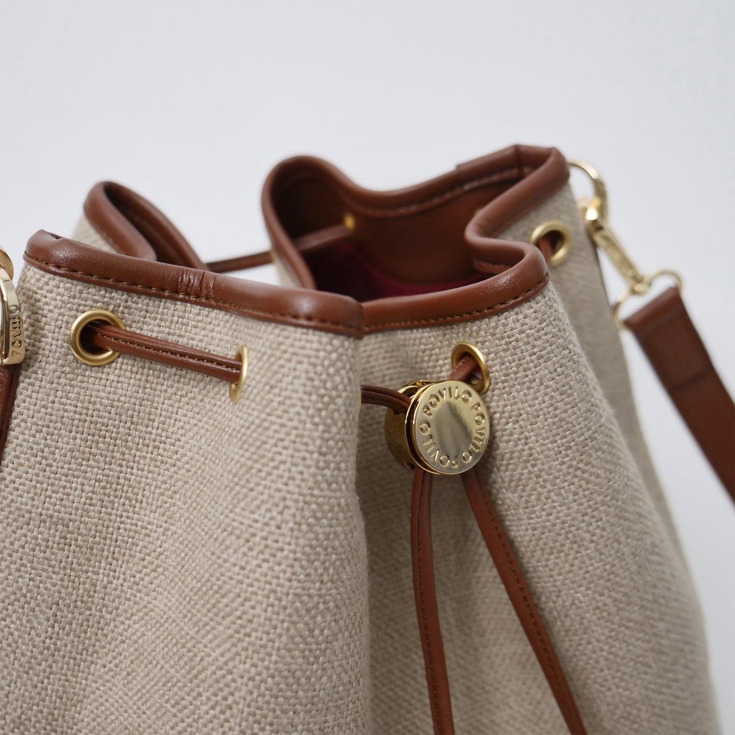 PUSPA BUCKET BAG BEIGE