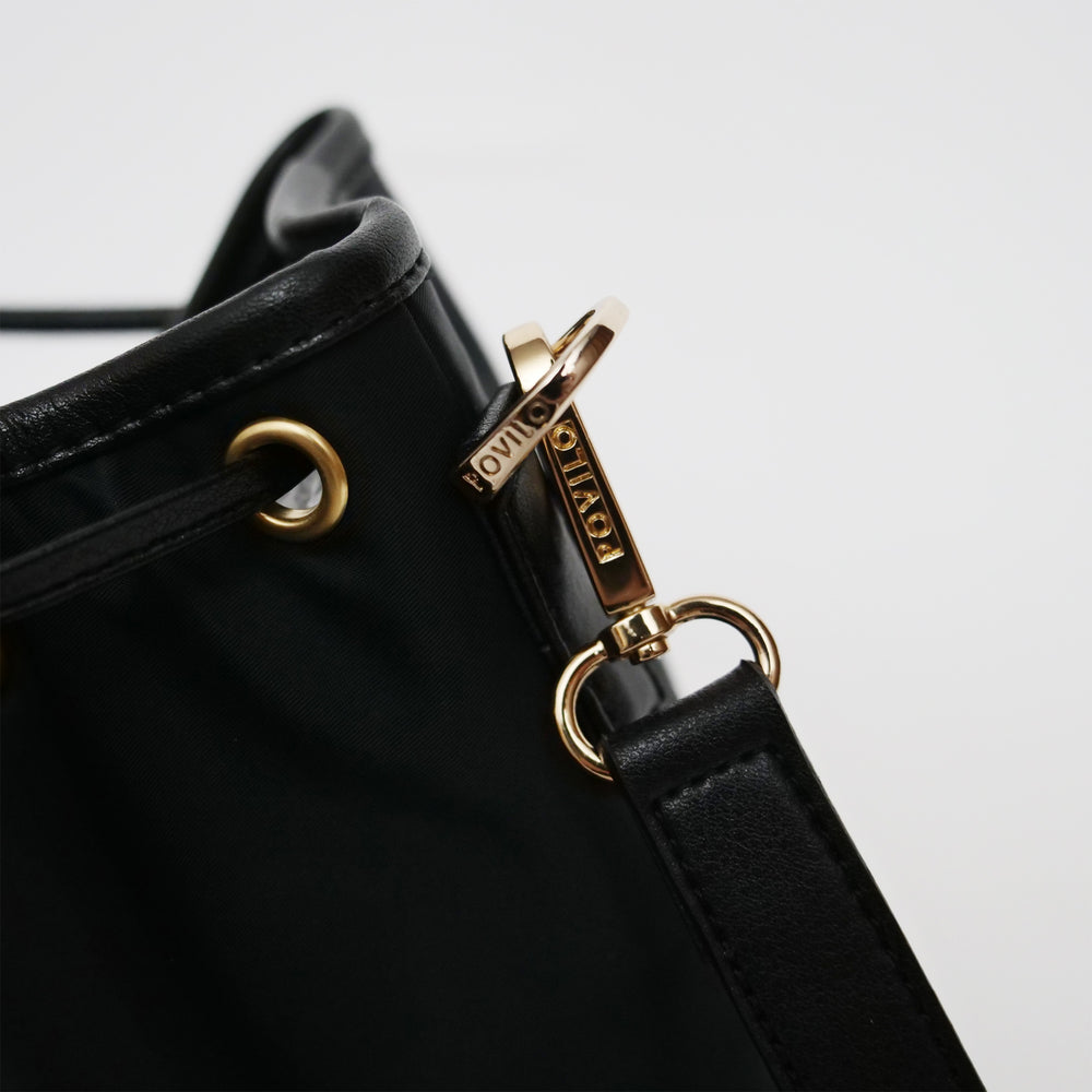 PUSPA BUCKET NYLON BLACK