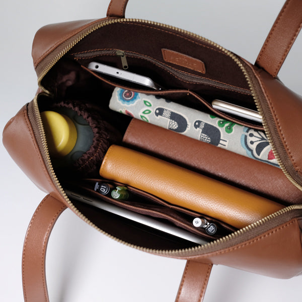 SIENA BOWLING BAG BROWN