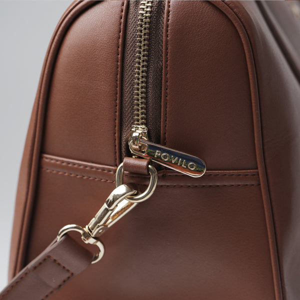 SIENA BOWLING BAG BROWN