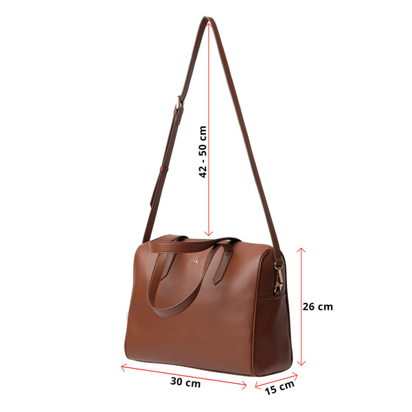 SIENA BOWLING BAG BROWN