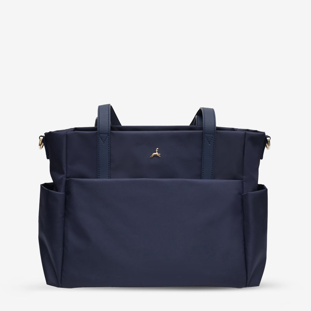 AKAR NYLON TOTE NAVY
