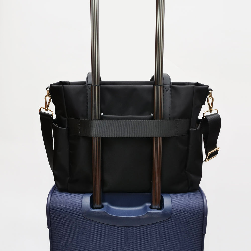 AKAR NYLON TOTE BLACK