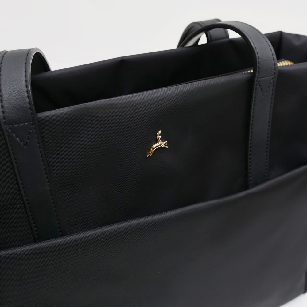 AKAR NYLON TOTE BLACK