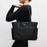 AKAR NYLON TOTE BLACK