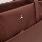 AKAR NYLON TOTE BROWN