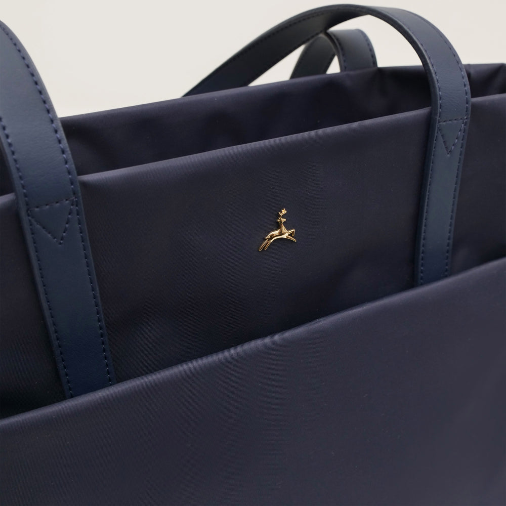 AKAR NYLON TOTE NAVY