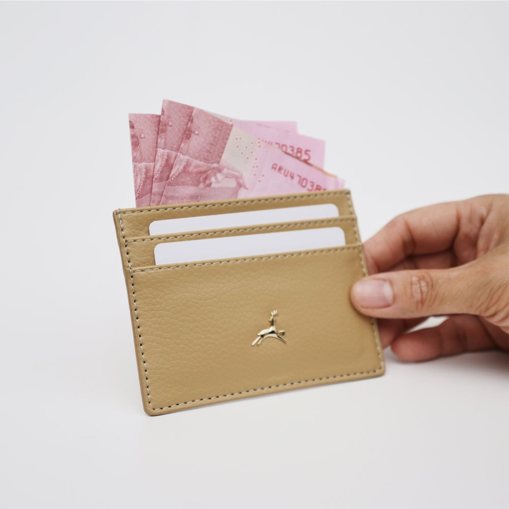 BIRA CARD WALLET BEIGE