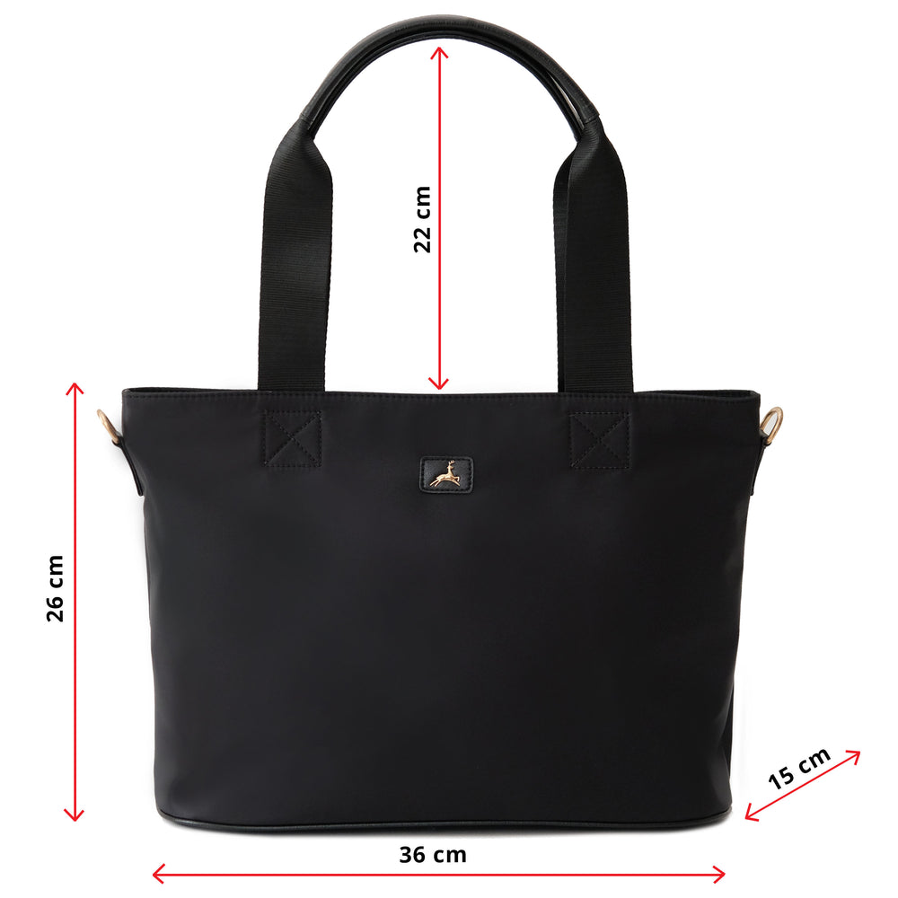 KLANA NYLON TOTE BLACK