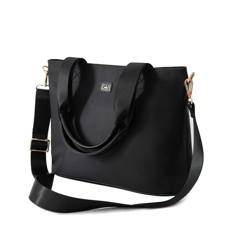 KLANA NYLON TOTE BLACK