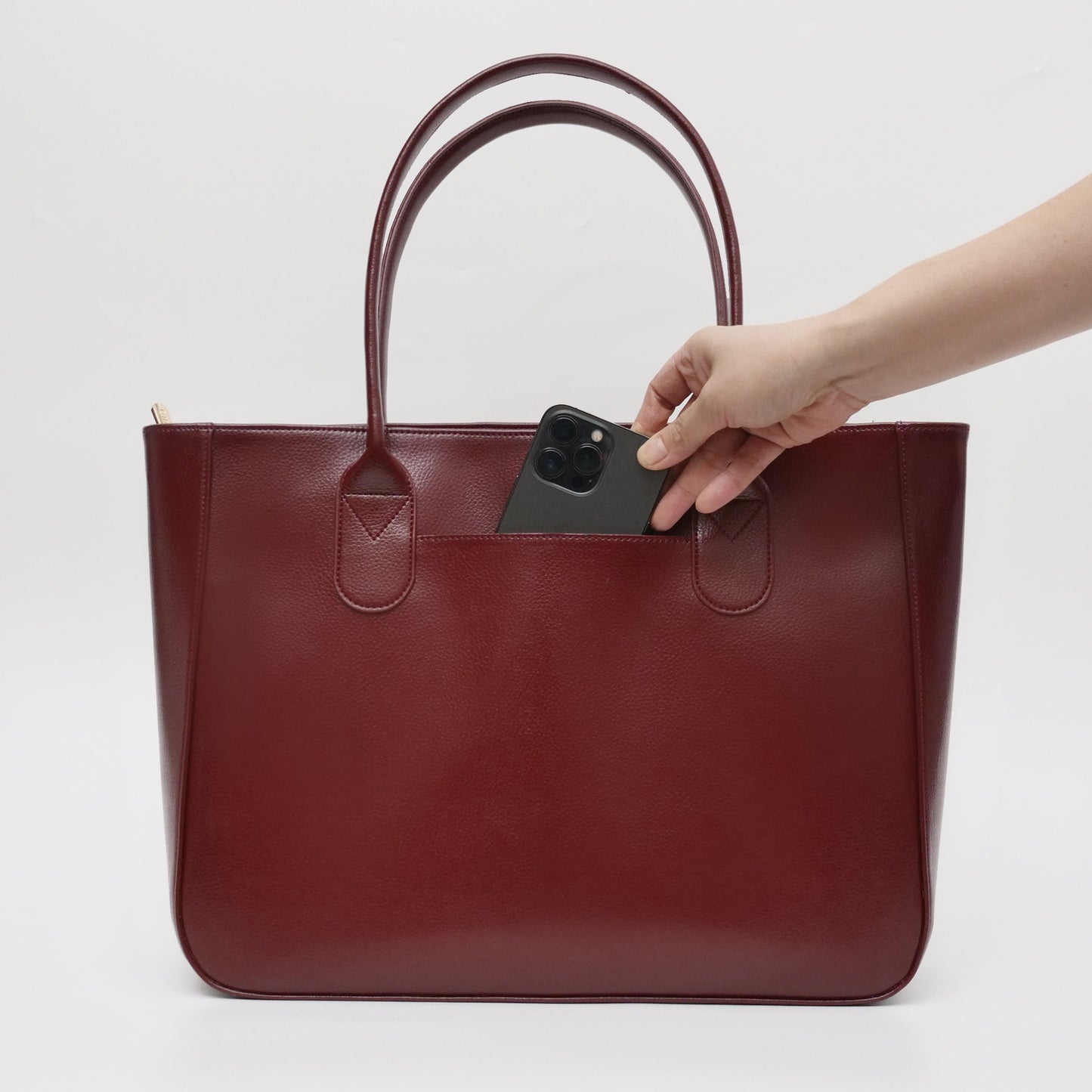 LARAS TOTE BAG BURGUNDY