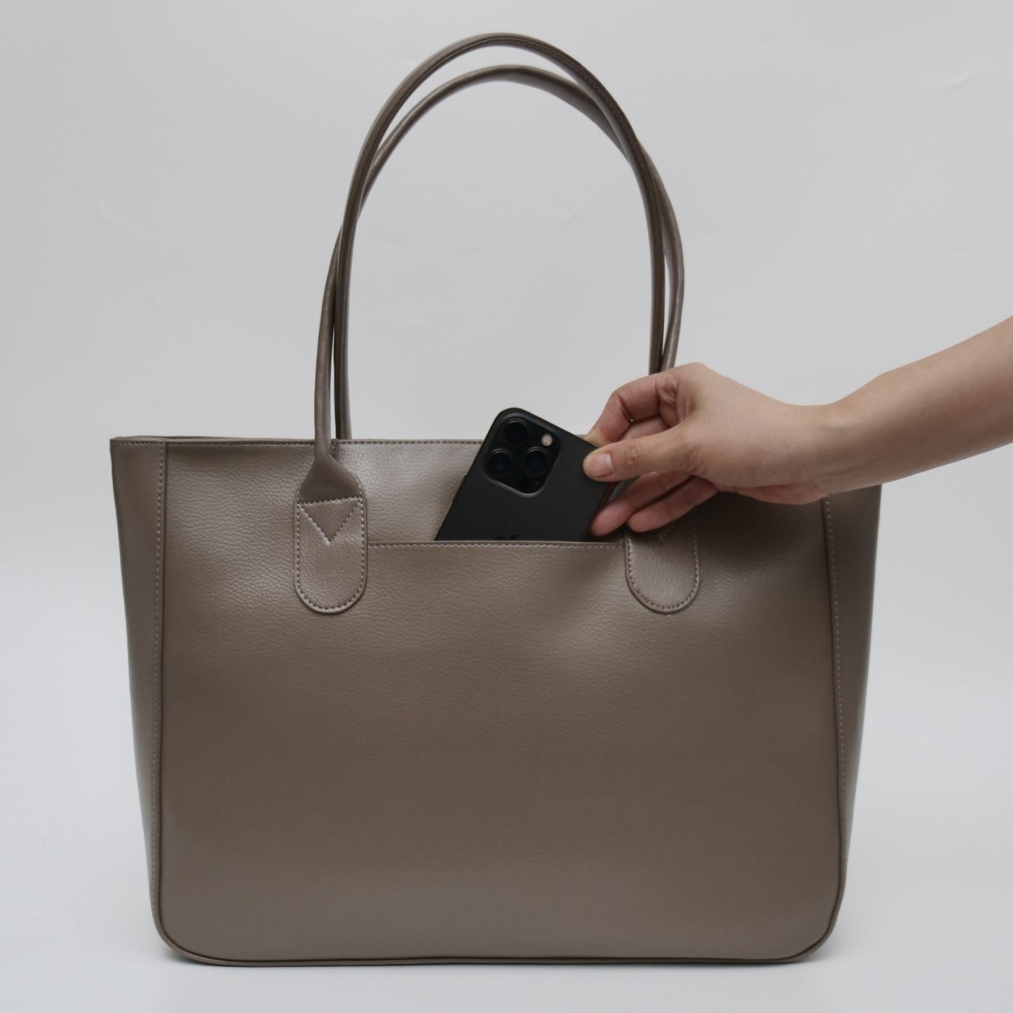LARAS TOTE BAG TAUPE