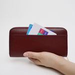 LULU WALLET BURGUNDY