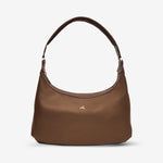 SANTAI NYLON HOBO BAG BROWN