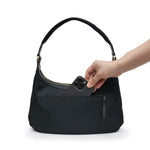 SANTAI NYLON HOBO BAG BLACK