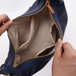 SANTAI NYLON HOBO BAG NAVY