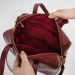 SIENA BOWLING BAG BURGUNDY