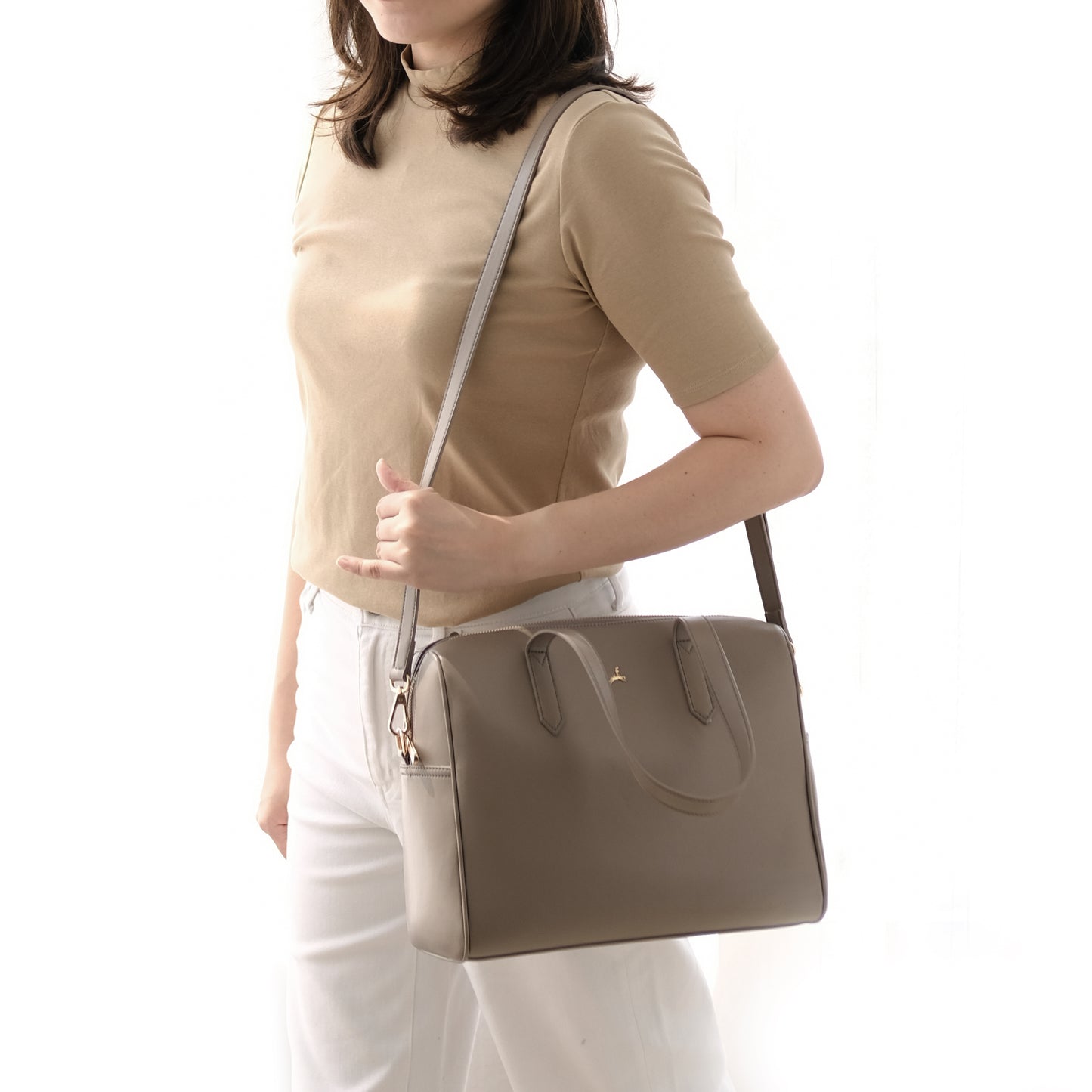 SIENA BOWLING BAG TAUPE